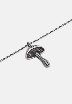 Hugo Mushroom Unisex - Necklace - Silver-Coloured -Hugo Shop caa8ad47abc64e0ea874ce049d7ab4c2
