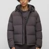 Hugo Bironto2341 - Down Jacket - Dark Grey Three