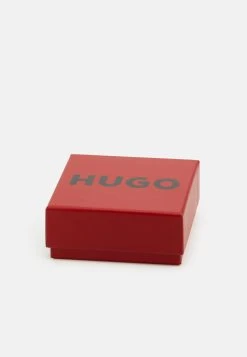 Hugo Logobold Unisex - Ring - Silver-Coloured -Hugo Shop cf4cebd012594acb8ddec1f4af4b2540