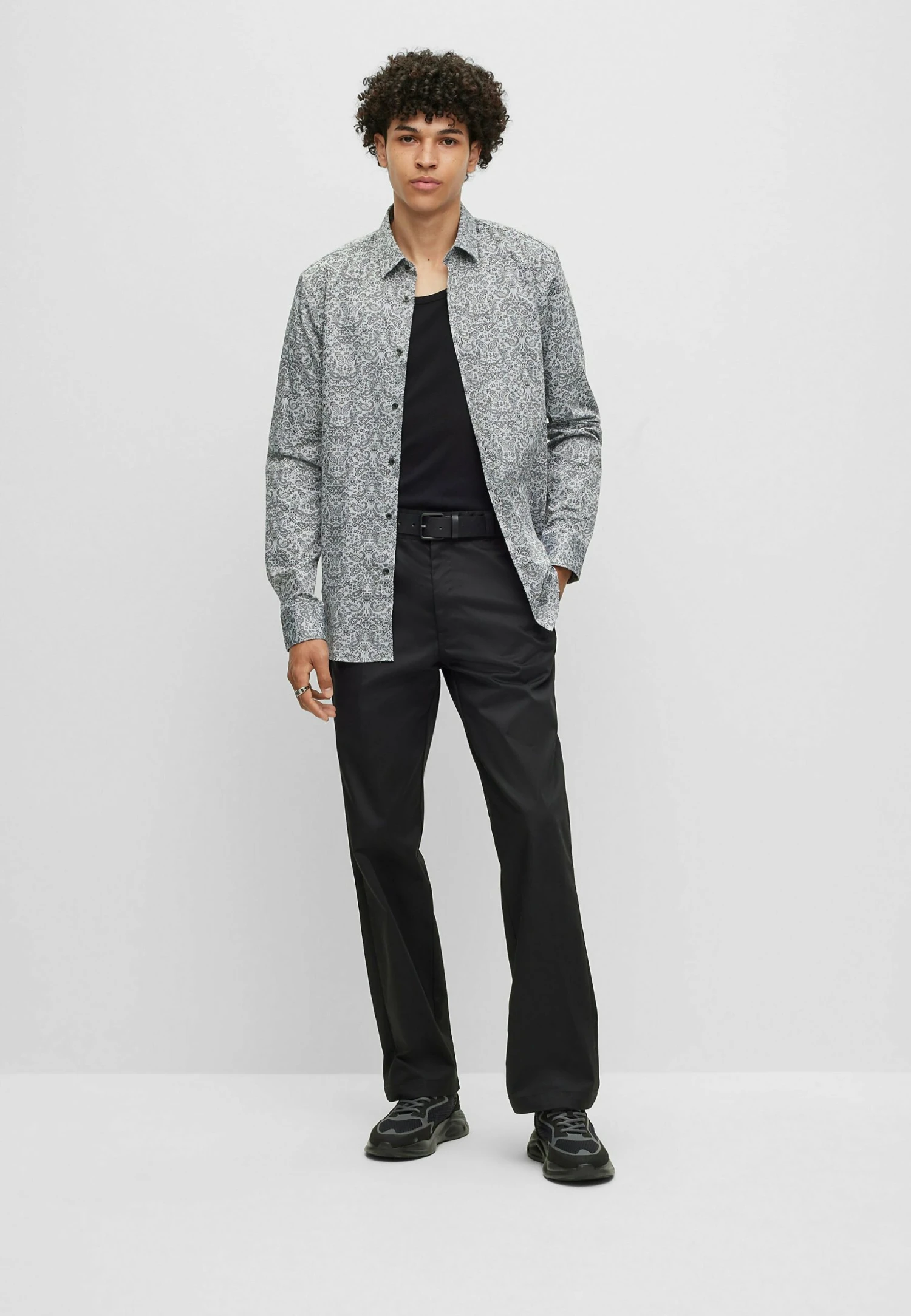 Hugo Elisha02 - Shirt - Black One 4 Hugo Elisha02 - Shirt - Black One - Image 2