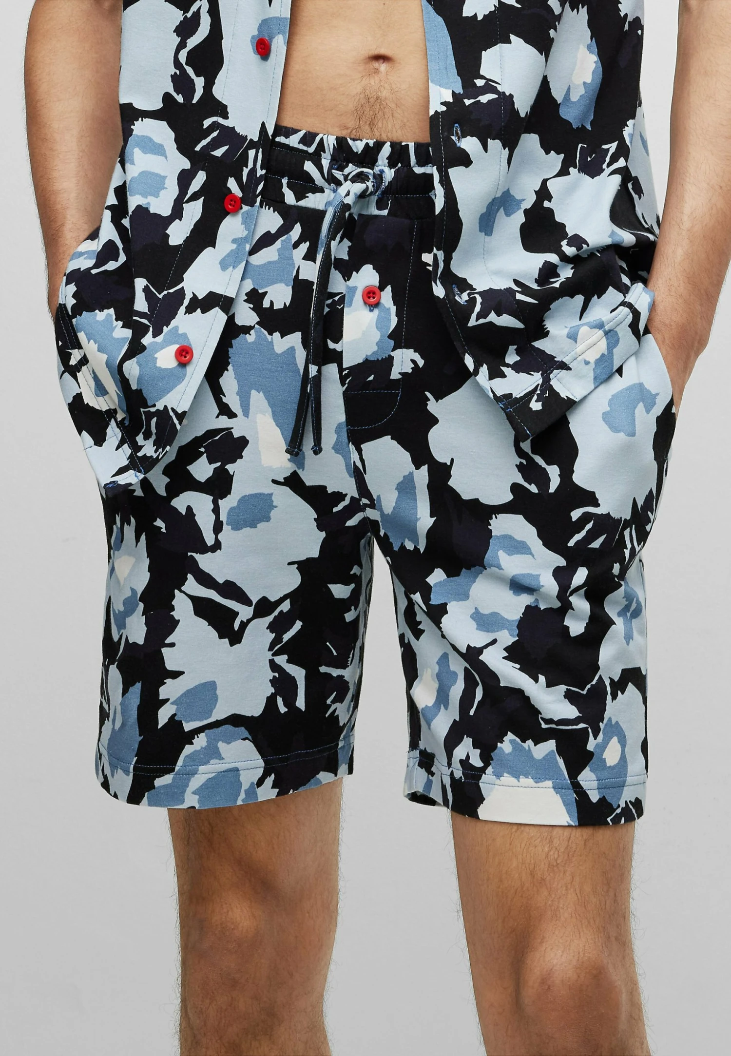 Hugo Foliage Pj Set - Pyjama Set - Dark Blue Five 5 Hugo Foliage Pj Set - Pyjama Set - Dark Blue Five - Image 3