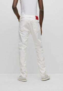 Hugo Straight Leg Jeans - White -Hugo Shop d5f406c0b6f34b0790c69a159f30b47c