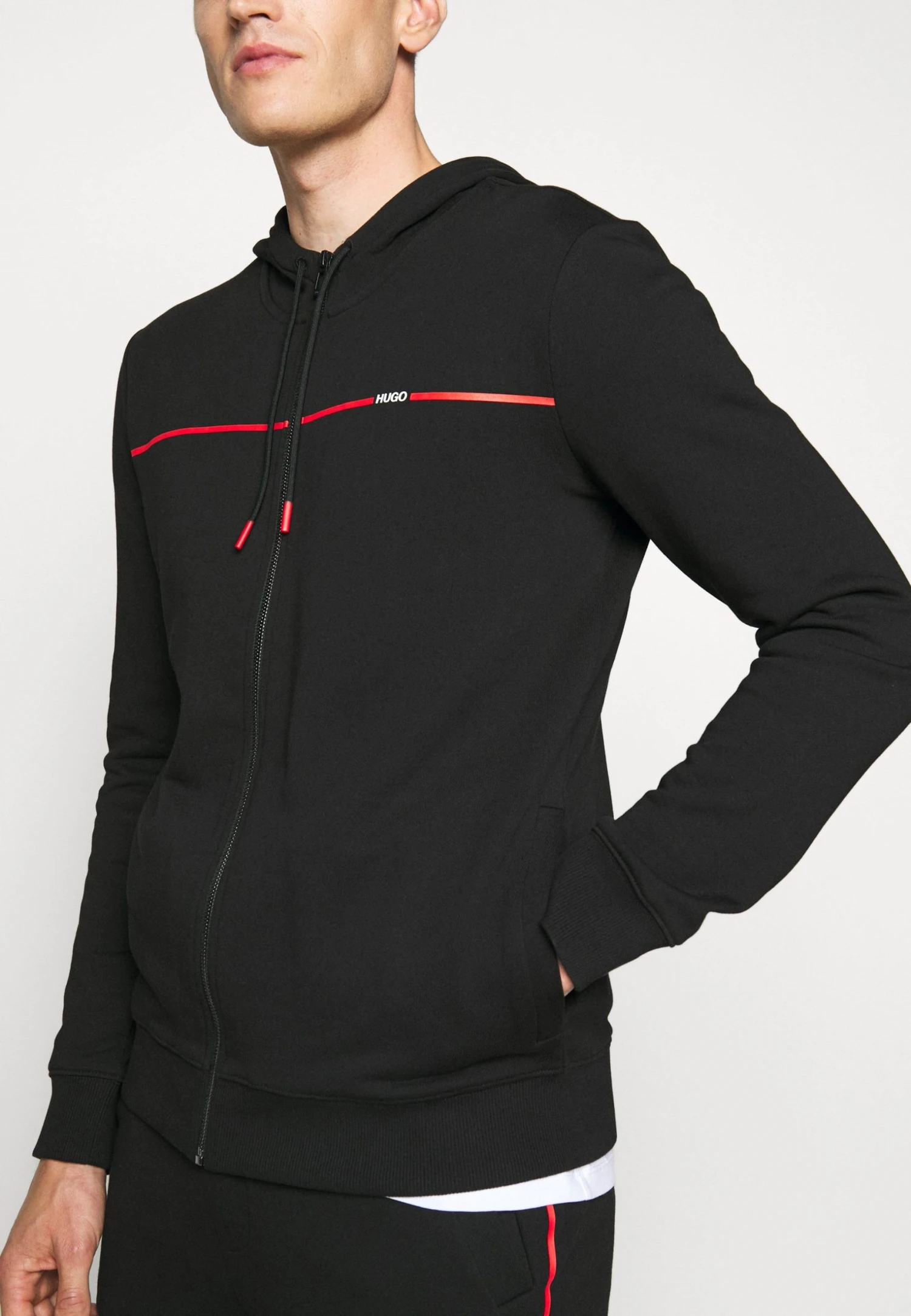 Hugo Dapie - Zip-Up Sweatshirt - Black 9 Hugo Dapie - Zip-Up Sweatshirt - Black - Image 7