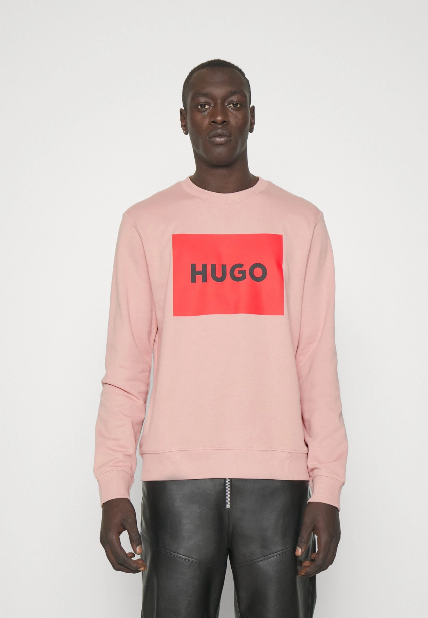 Hugo Sweatshirt - Light Pastel Pink 3 Hugo Sweatshirt - Light Pastel Pink