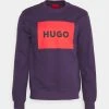Hugo Sweatshirt - Dark Purple -Hugo Shop e05bacc50d1b4b0481fdcf74d751f94e
