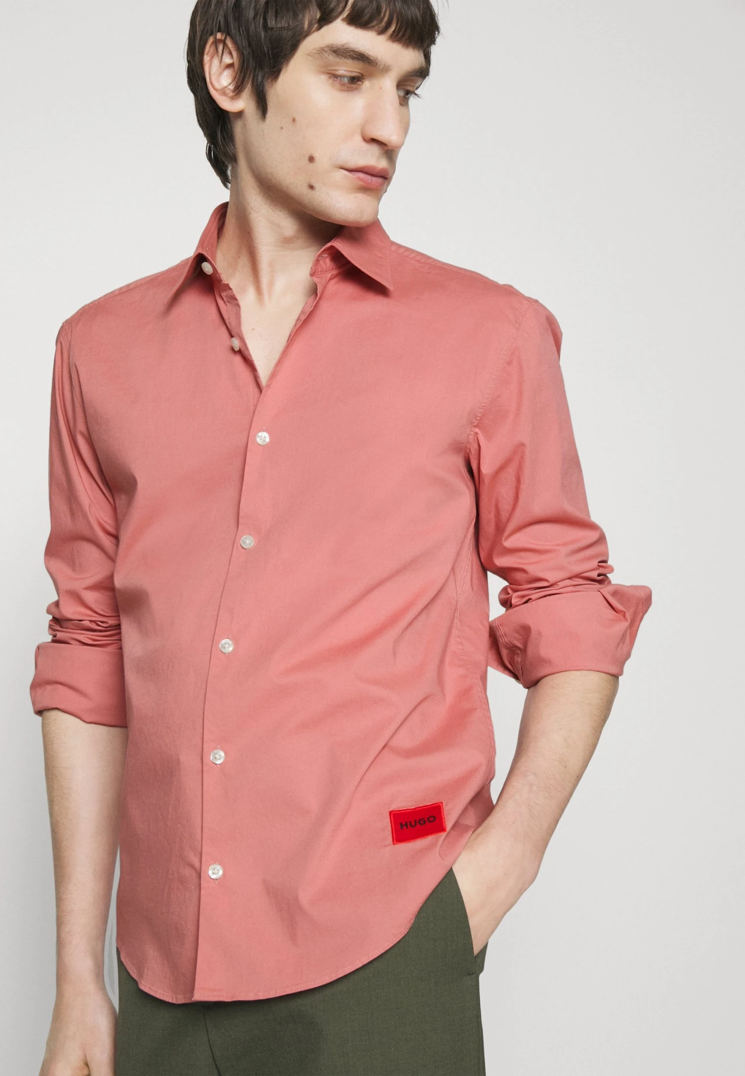 Hugo Ermo - Formal Shirt - Medium Pink 6 Hugo Ermo - Formal Shirt - Medium Pink - Image 4