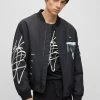 Hugo Byler - Bomber Jacket - Black One -Hugo Shop e67d01ec60b241d38b2418fbc34d8c90