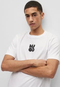 Hugo Decali - Print T-Shirt - White -Hugo Shop eaa3ce78dc2f46dfad822e8c15e51d93