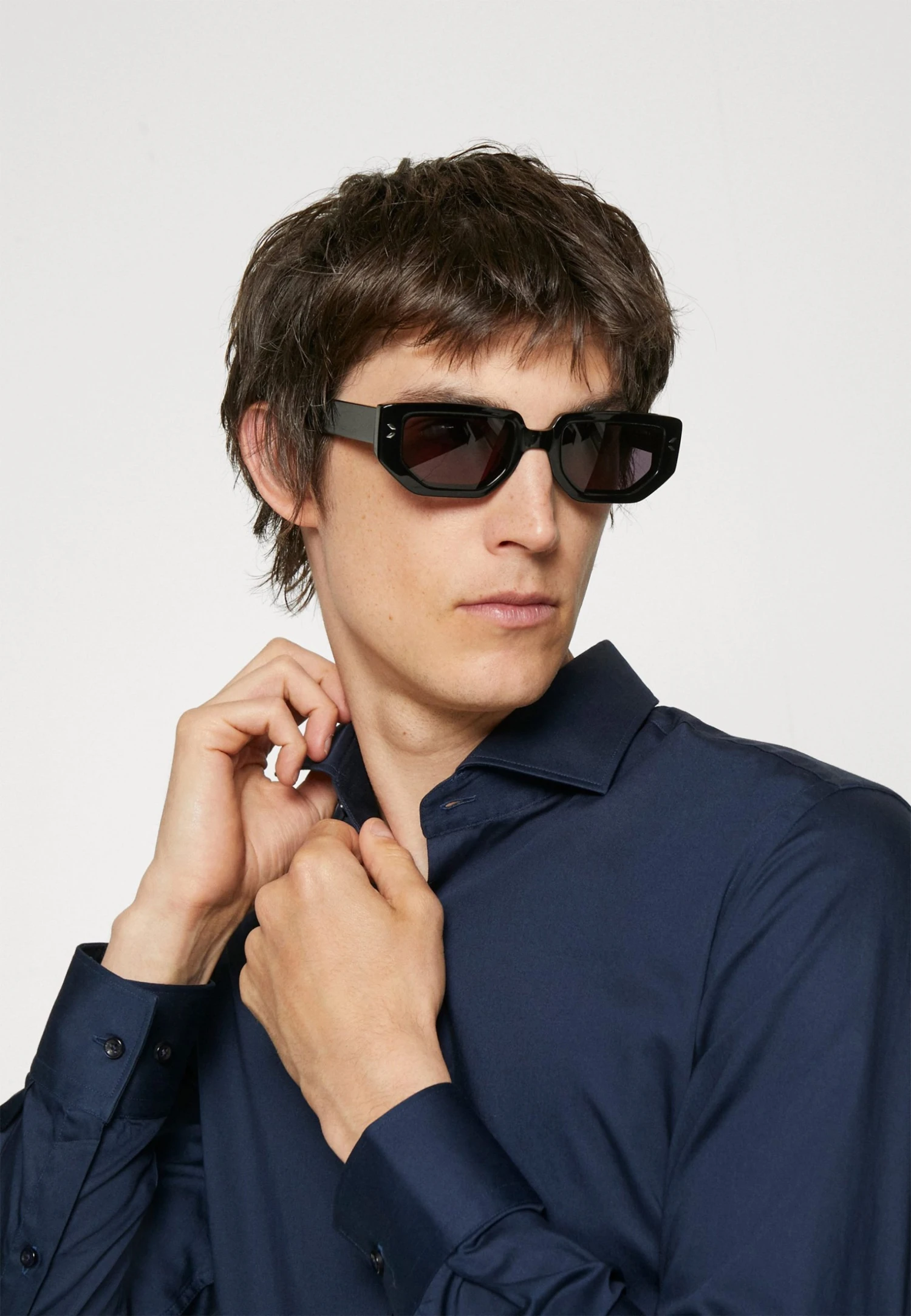 Hugo Kason - Formal Shirt - Dark Blue Thirteen 6 Hugo Kason - Formal Shirt - Dark Blue Thirteen - Image 4