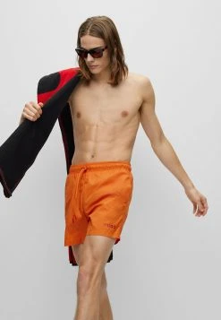 Hugo Haiti - Swimming Shorts - Orange Mottled OrangeMottled Apricot -Hugo Shop eec71bef2cd54f99b02669f813f4f96c