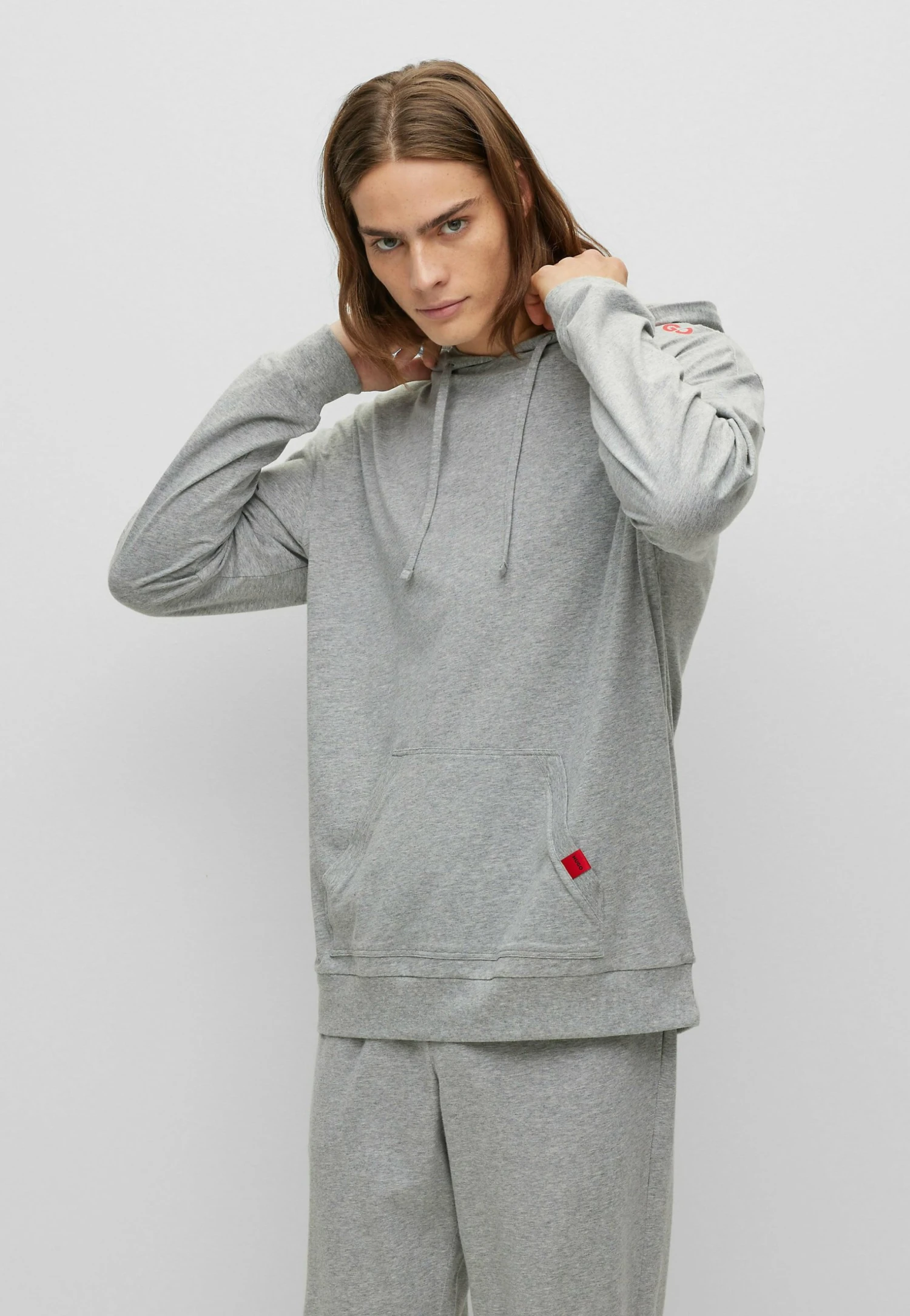 Hugo Labelled - Hoodie - Grey Five 3 Hugo Labelled - Hoodie - Grey Five
