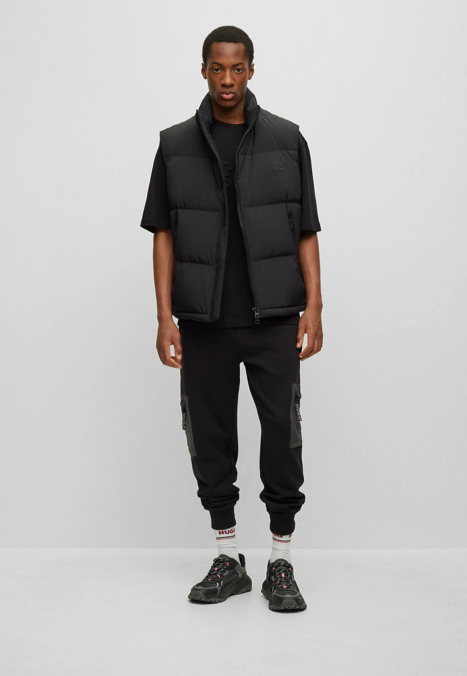 Hugo Birontino2341 - Waistcoat - Black One 4 Hugo Birontino2341 - Waistcoat - Black One - Image 2