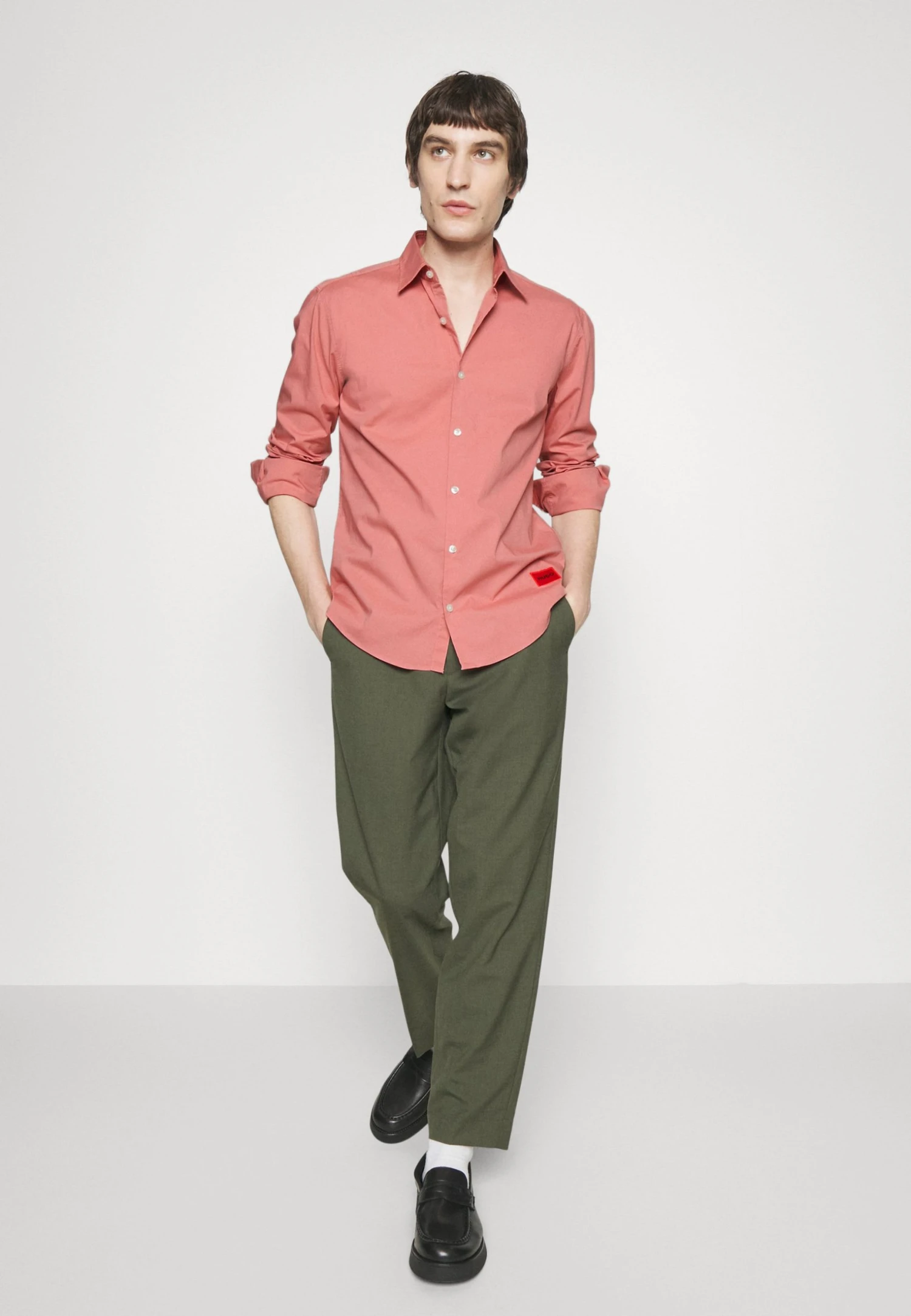 Hugo Ermo - Formal Shirt - Medium Pink 7 Hugo Ermo - Formal Shirt - Medium Pink - Image 5