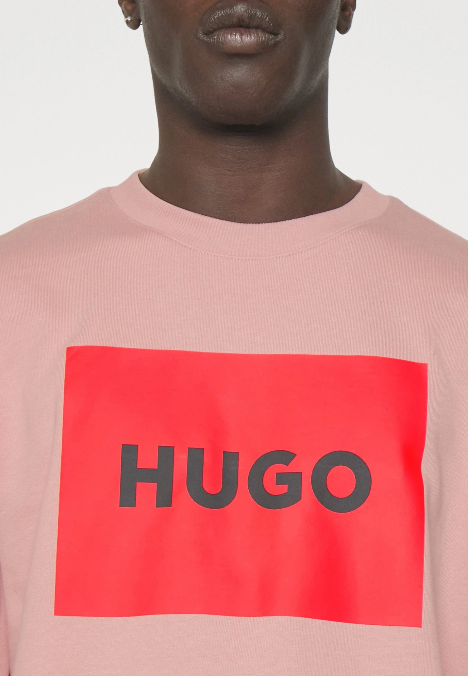 Hugo Sweatshirt - Light Pastel Pink 8 Hugo Sweatshirt - Light Pastel Pink - Image 6
