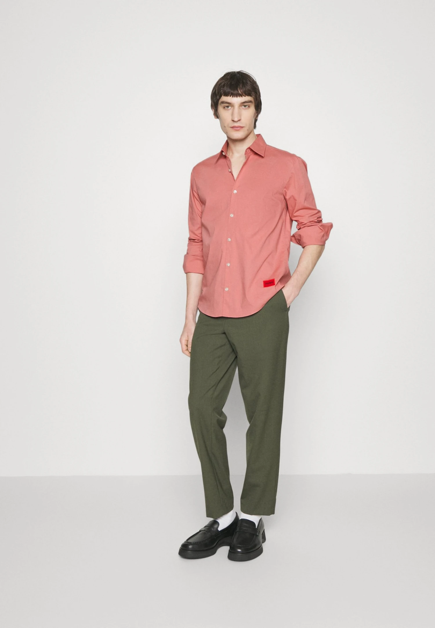 Hugo Ermo - Formal Shirt - Medium Pink 4 Hugo Ermo - Formal Shirt - Medium Pink - Image 2