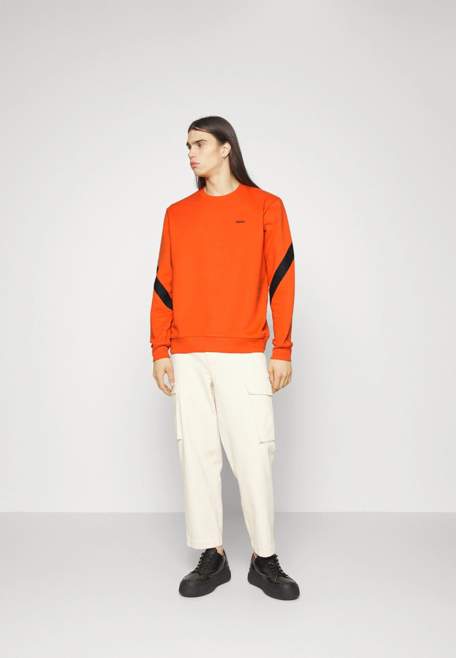 Hugo Ditron - Sweatshirt - Dark Orange 4 Hugo Ditron - Sweatshirt - Dark Orange - Image 2